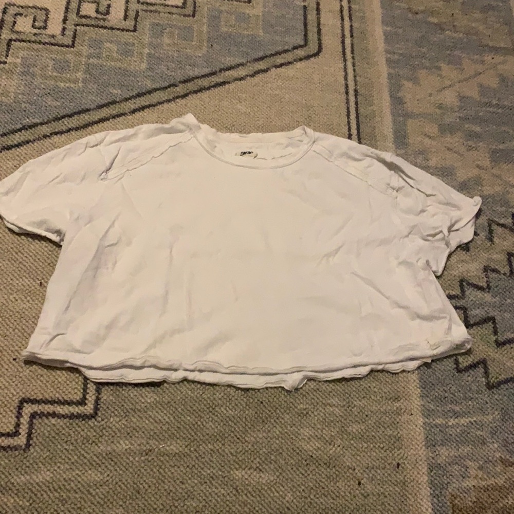 we the free boxy crop tee